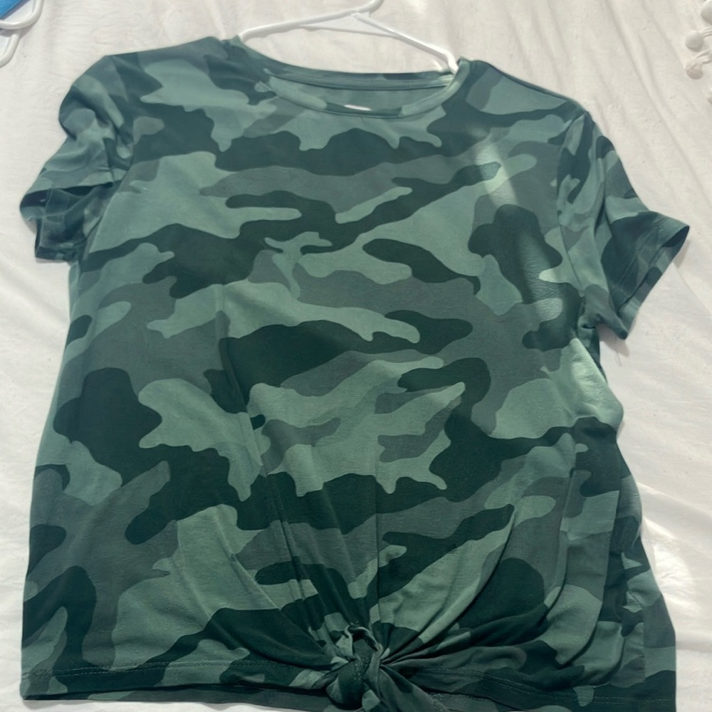 Camo old navy athletic top
